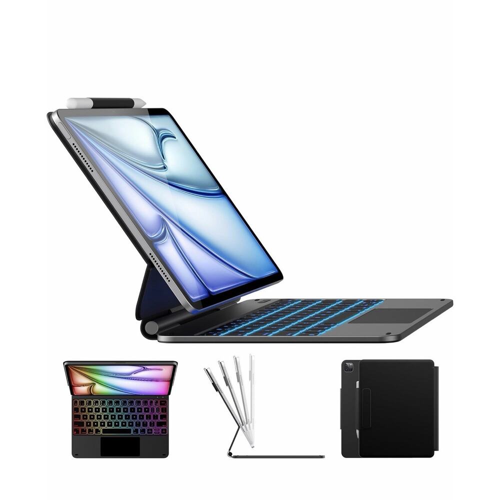 typecase Edge Keyboard Case for iPad Air 11-inch(M4/M3/M2, Black